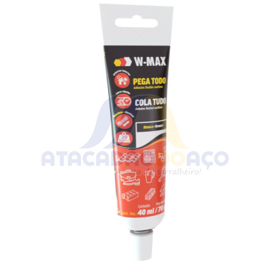 Cola Tudo Branco 70g (W- Max)