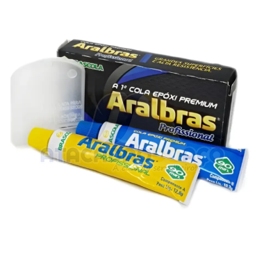 Cola Epoxi Liquida Profissional A + B - 23g (Brascola)