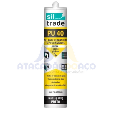 PU 40 Multiuso Preto 400ML (Sil Trade)