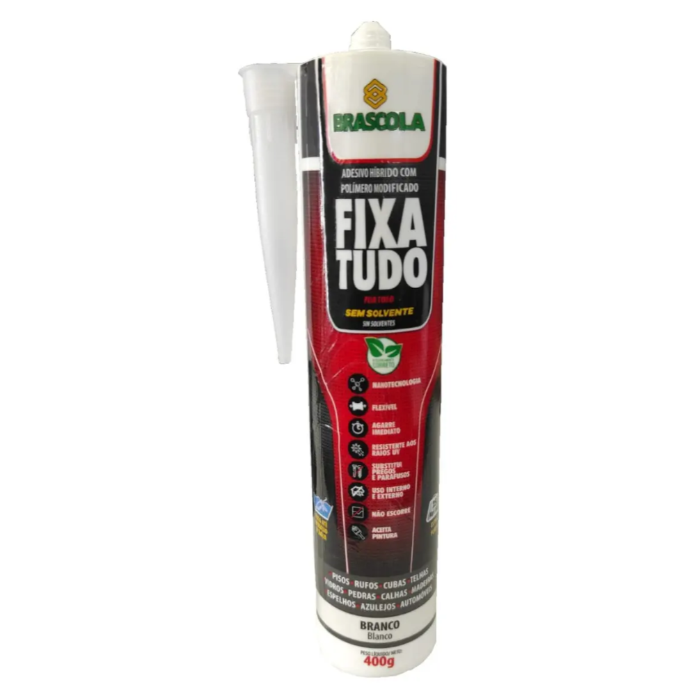 Fixa Tudo Branco Sem Sorvente 400g (Brascola)
