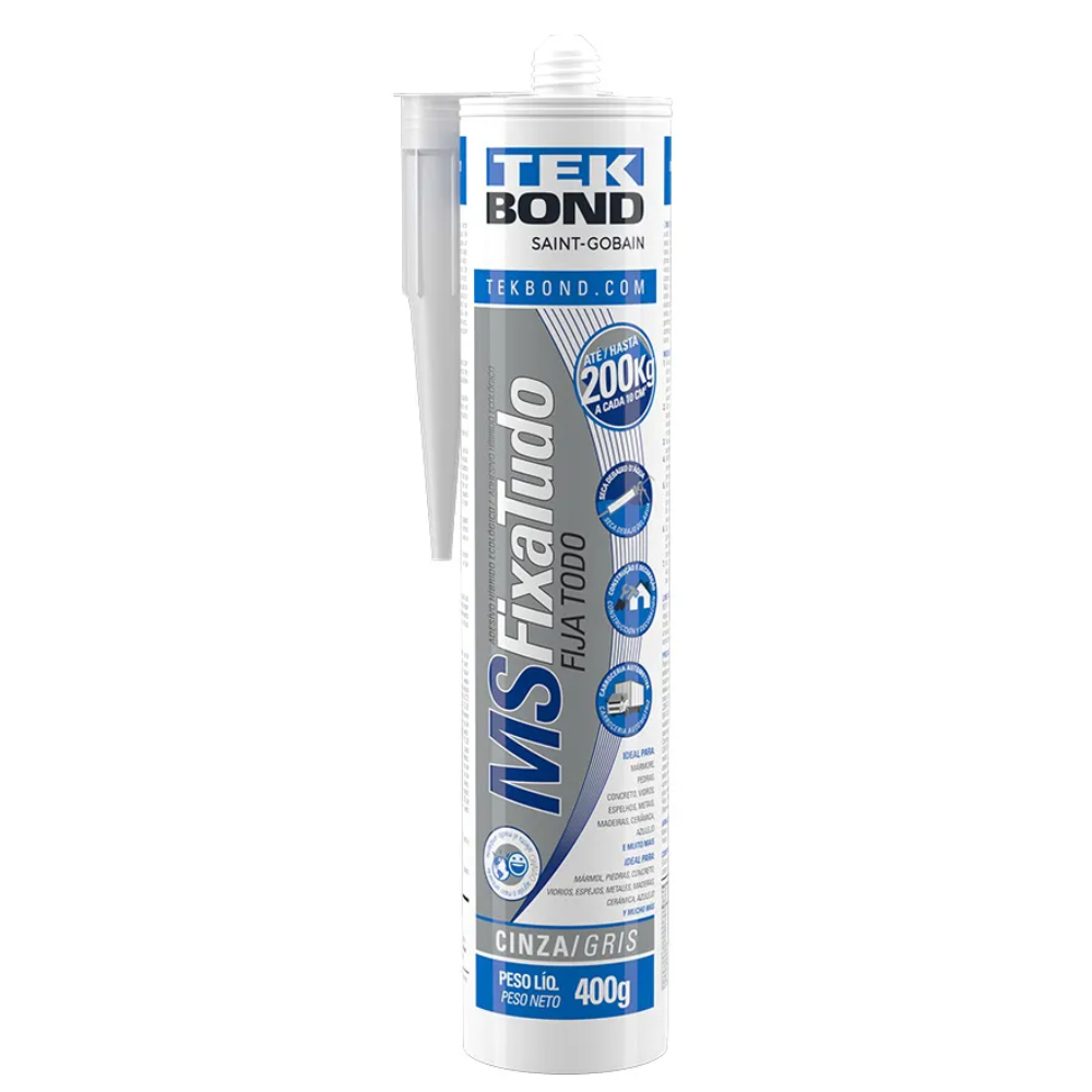Fixa Tudo Cinza 400g (Tek Bond)