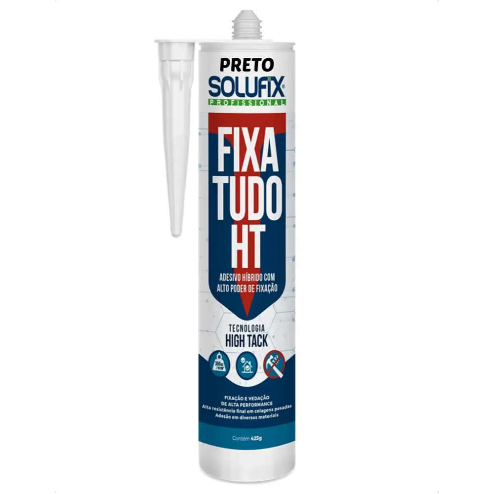 Fixa Tudo HT Preto 425g (Solufix)