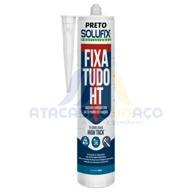 Fixa Tudo HT Preto 425g (Solufix)
