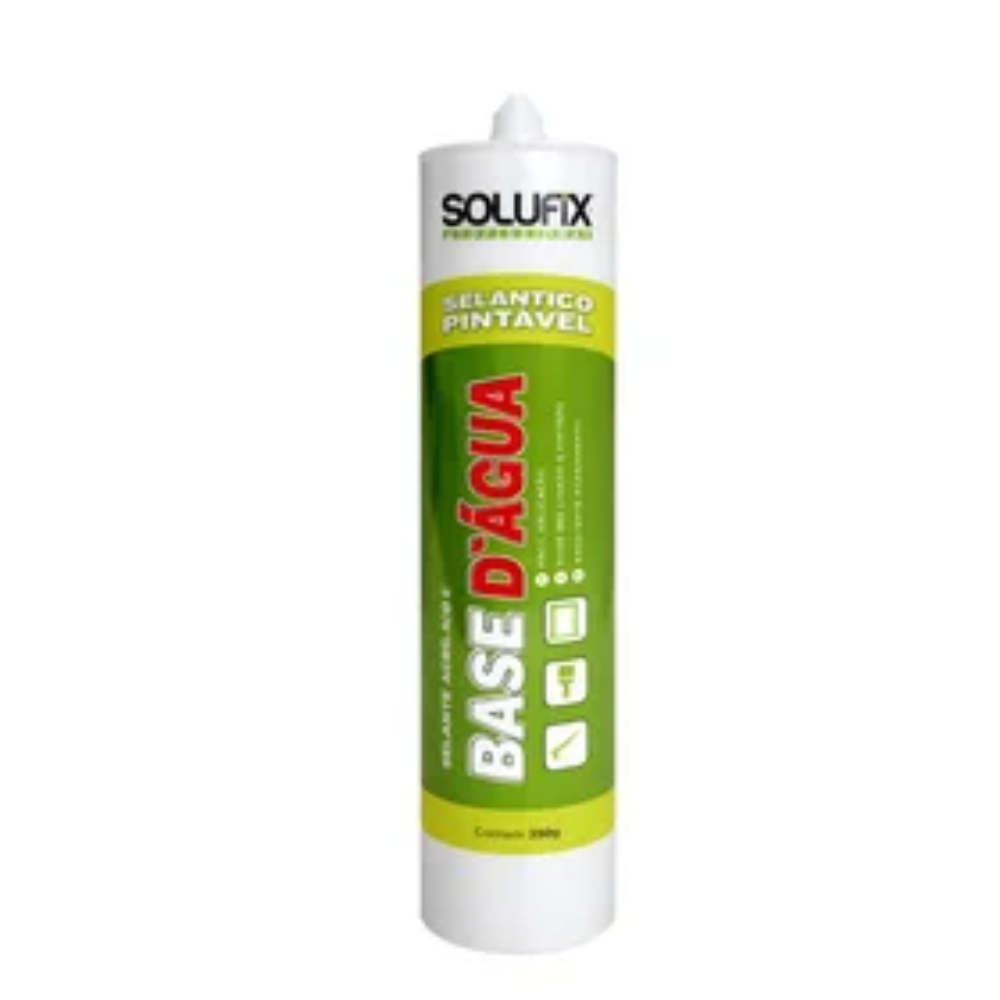Selante Acrilico Branco a Base D'agua 350g (Solufix)