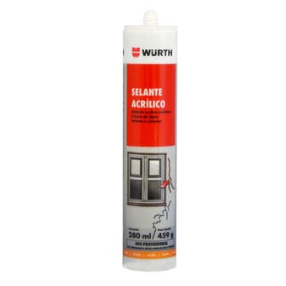 Selante Acrilico Branco a Base D'agua 459g (Wurth)