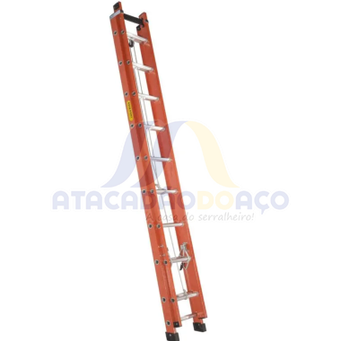 Escada Ext. Alum. / Fibra - 3.00mt X 4.80mt (Esca-Fort)