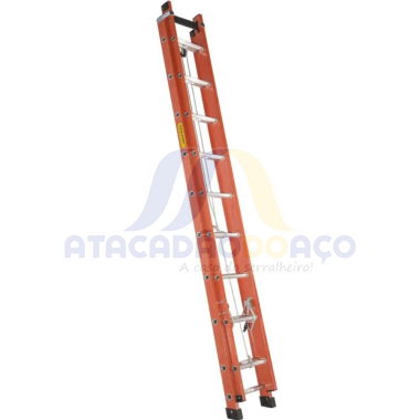 Escada Ext. Alum. / Fibra - 3.60mt X 6.00mt (Esca-Fort)