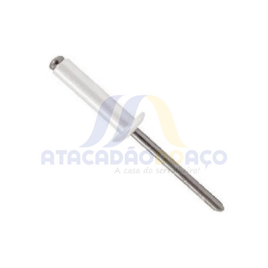 Rebite de Rep Branco Pop 4x12 C/50 Und