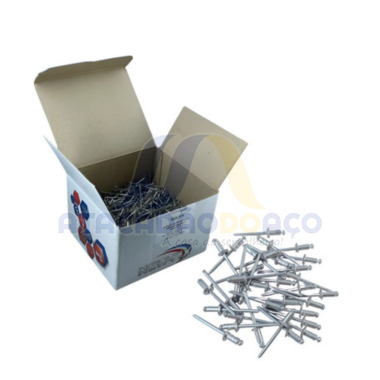 Rebite de Repuxo Preto Pop 4x14 C/50 Und