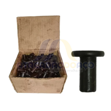 Rebite Maciço De Ferro - 1/8 x 1/4