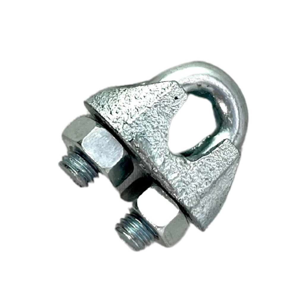 Clips P/Cabos De Aço 1/4 - 6.4mm