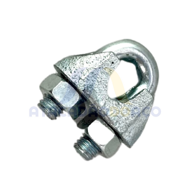 Clips P/Cabos De Aço 1/4 - 6.4mm