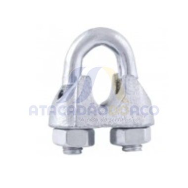 Clips P/Cabos De Aço 3/8 - 10.0mm