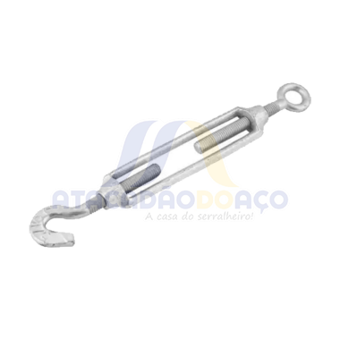 Esticador Gancho X Olhal P/ Cabos De Aço 5/16