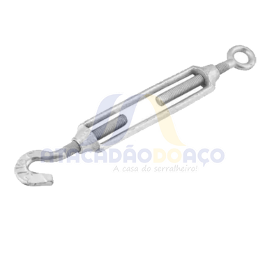 Esticador Gancho X Olhal P/ Cabos De Aço 3/8