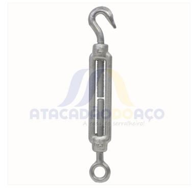 Esticador Gancho X olhal P/ Cabos De Aço 5/8
