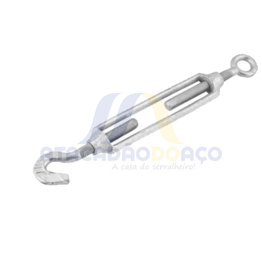 Esticador Gancho X Olhal P/ Cabos De Aço 3/4