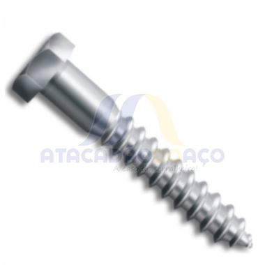 Parafuso Sex Rosca Soberba 1/4 x 100mm