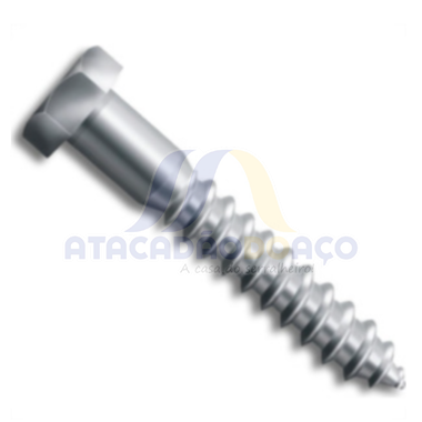 Parafuso Sex Rosca Soberba 1/4 x 75mm