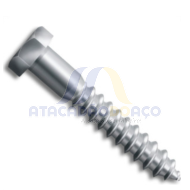 Parafuso Sex Rosca Soberba 3/8 x 80mm
