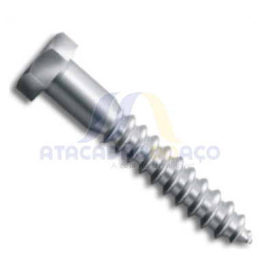 Parafuso Sex Rosca Soberba 1/2 x 80mm