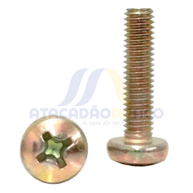 Paraf.cab.Panela Bricom. M6 X 8 (Philips)