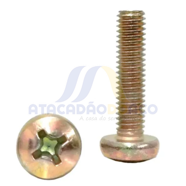 Paraf.cab.Panela Bricom. M6 X 10 (Philips)