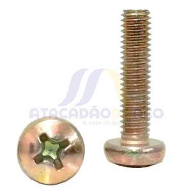 Paraf.cab.Panela Bricom. M6 X 12 (Philips)