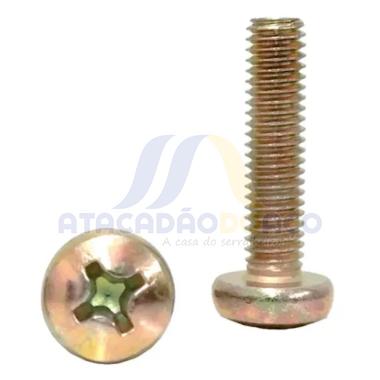 Paraf.cab.Panela Bricom. M6 X 25 (Philips)