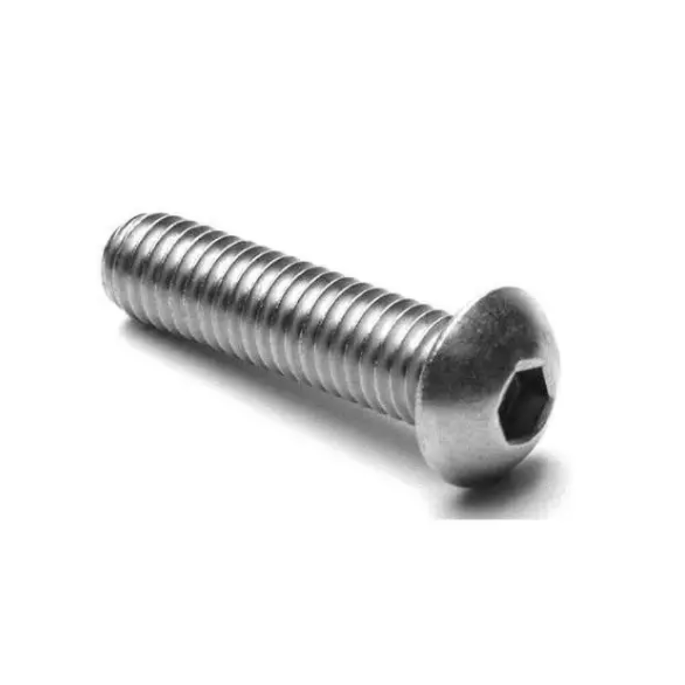 Paraf. Cab. Abaulada Inox - 1/4 x 1