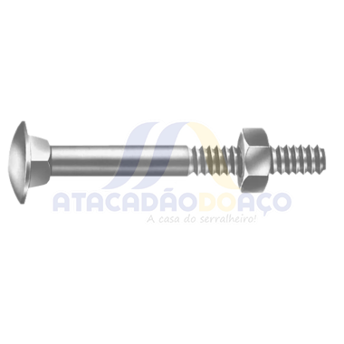 Paraf. Francês C/ Porca - 3/8 x 1