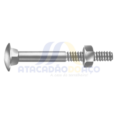 Paraf. Francês C/ Porca - 5/16 x 2