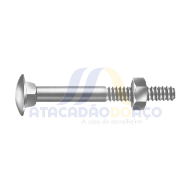 Paraf. Francês C/ Porca - 3/8 x 4