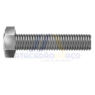 Paraf. Sex Rosca Inteira - 5/16 x 3