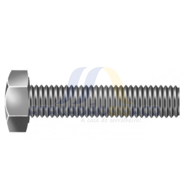 Paraf. Sex Rosca Inteira - 3/8 x 1