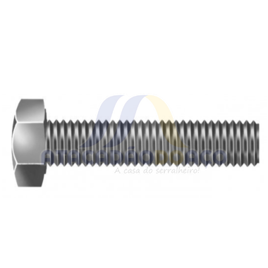 Paraf. Sex Rosca Inteira - 3/8 x 2