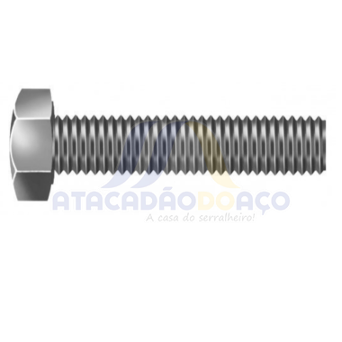 Paraf. Sex Rosca Inteira - 3/8 x 3