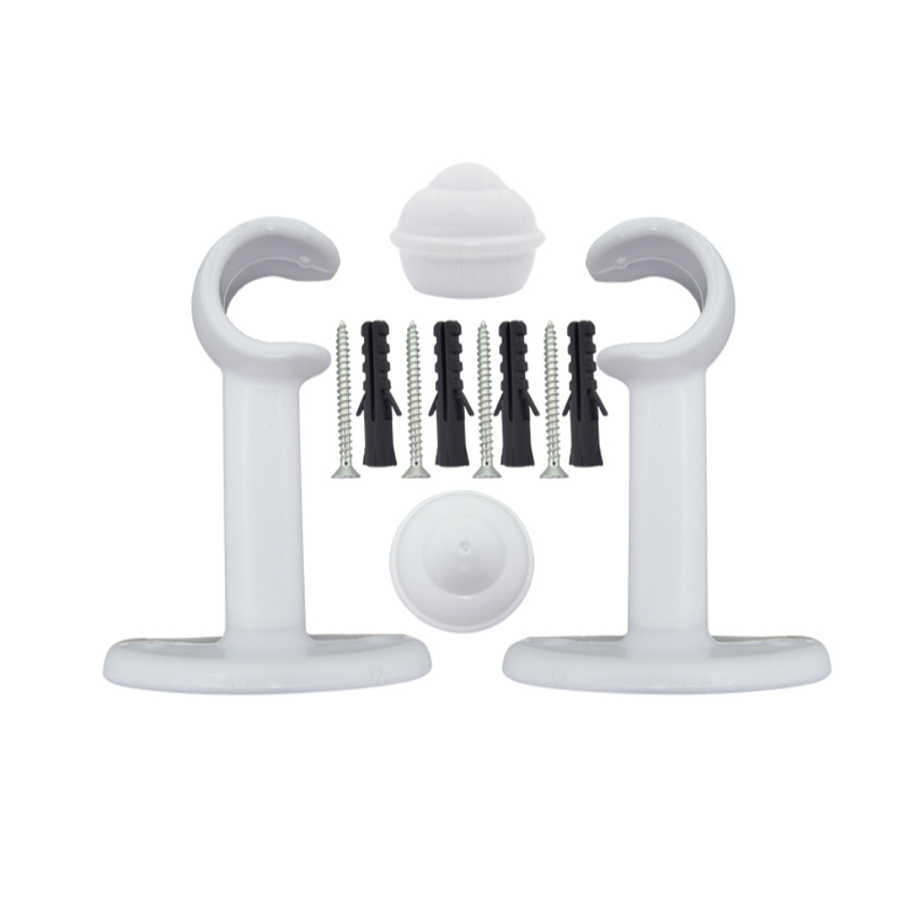 Conjunto Varao P/ Cortina - 19mm X 2,0 (Atlas)