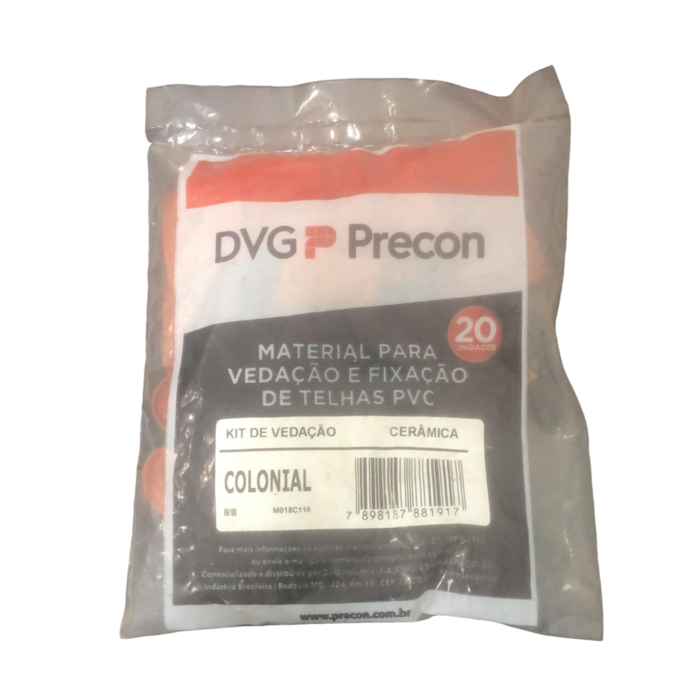 Kit Ved. P/Telha Pvc Colonial Ceramica