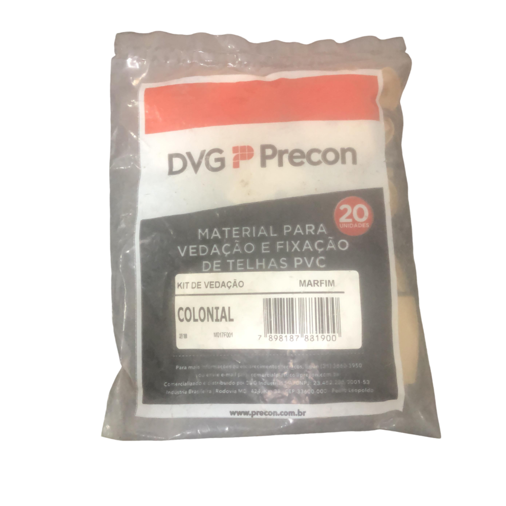 Kit Ved. P/Telha Pvc Colonial Marfim