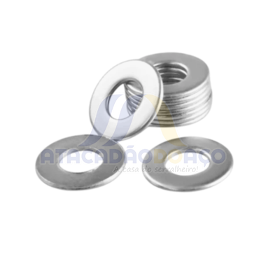 Arruela Lisa 3/16 Zinc