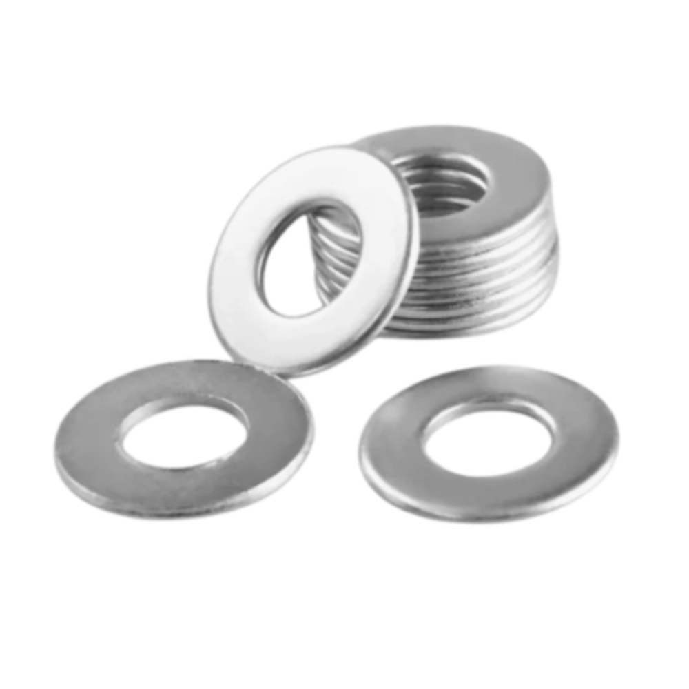 Arruela Lisa 1/4 Zinc