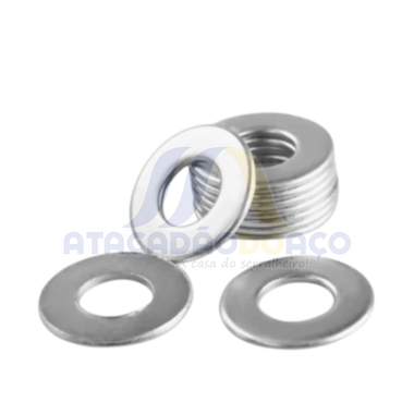 Arruela Lisa 1/2 Zinc