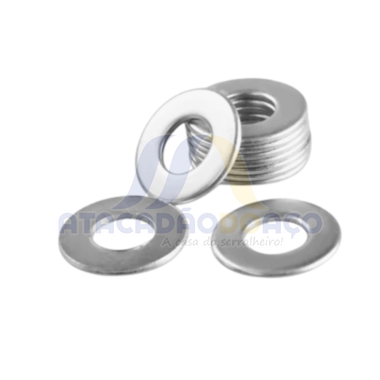 Arruela Lisa 5/8 Zinc