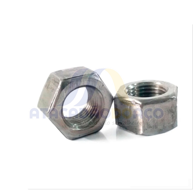 Porca Sext. Maq. Zincada (M 6)