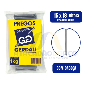 Prego C/ Cabeça - 1