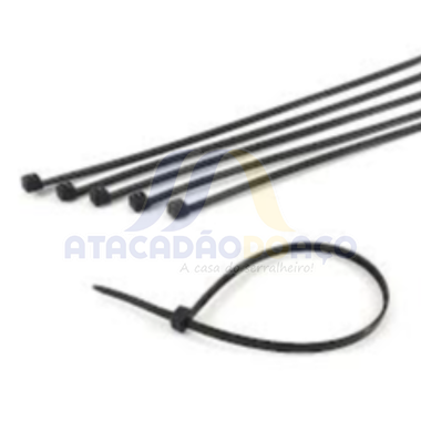 Abraçadeira Nylon - 2.5mm x 150mm (Preta)