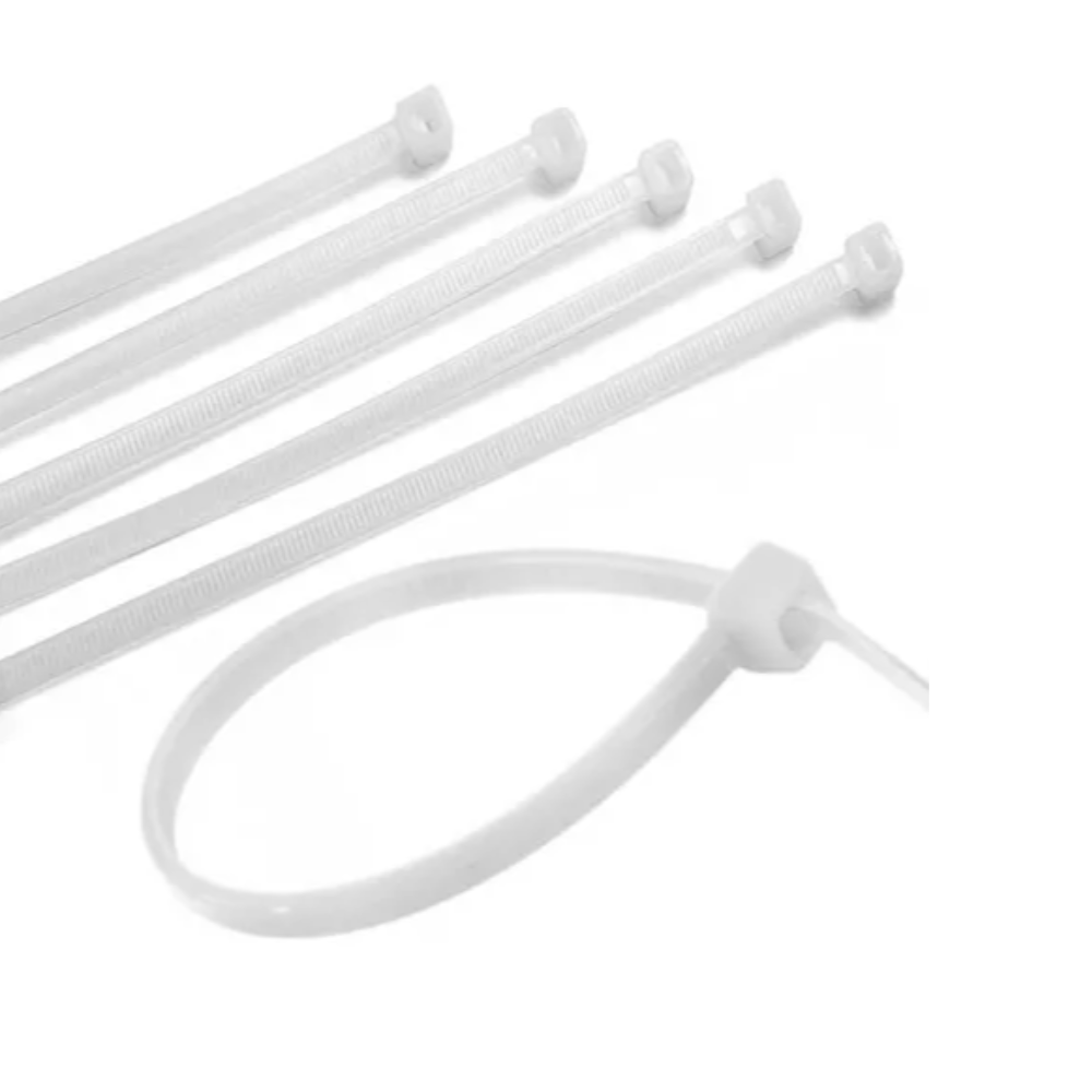 Abraçadeira Nylon - 2.5mm x 60mm (Branca)