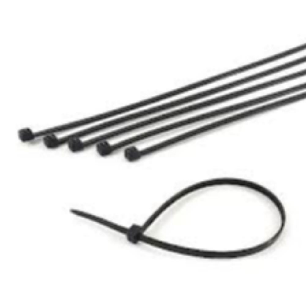 Abraçadeira Nylon - 2.5mm x 200mm (Preta)