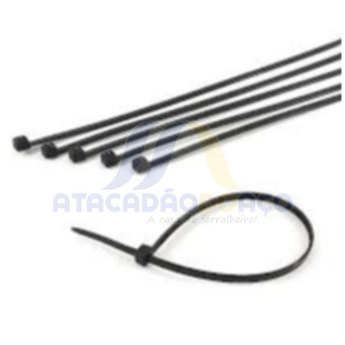 Abraçadeira Nylon - 3.2mm x 200mm (Preta)